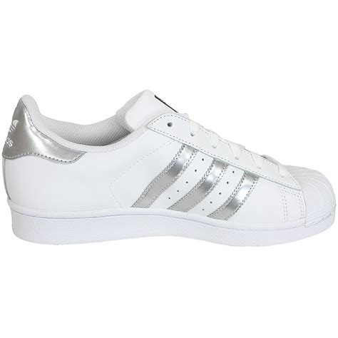 adidas superstar weiß silber streifen|adidas superstar kaufen.